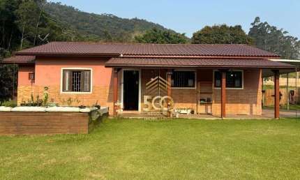 Sítio com 3 dormitórios à venda, 2987 m² por R$ 750.000,00 - Rural - Biguaçu/SC