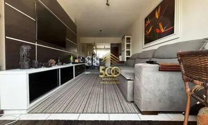 Apartamento semi mobiliadoà venda com 03 dormitórios, vaga coberta e livre no bairro campinas - são josé