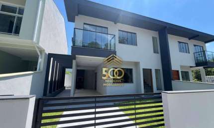 Sobrado com 3 dormitórios à venda, 101 m² por R$ 580.000,00 - Forquilhas - São José/SC