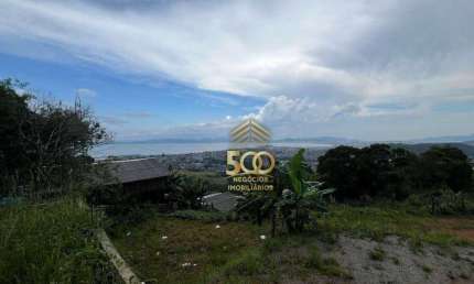 Terreno em biguaçu 582 m² jardim janaina terreno alto com vista mar