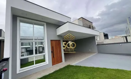 Casa 03 dormitórios sendo um suíte no lisboa 3 forquilhas -são josé sc