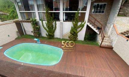 Casa em condomínio fechado com 4 quartos à venda na Rua Campolino Paulino da Silveira, Fundos, Biguaçu
