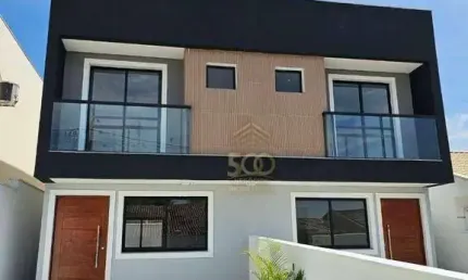 Sobrado com 2 suítes, novo, à venda por R$ 479.900 - Vale Verde - Palhoça/SC