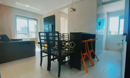 Apartamento Mobiliado, com 2 dormitórios à venda, 58 m² por R$ 390.000 - Cidade Universitária Pedra Branca - Palhoça/SC