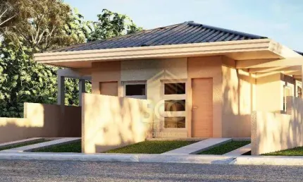 Casa no lisboa 3 com 2 dormitórios à venda, 53 m² por r$ 365.000 - forquilhas - são josé/sc