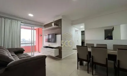Apartamento com 2 dormitórios sendo 01 suíte, 73 m² por R$ 636.000 - Barreiros - São José/SC