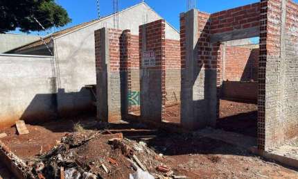 Direitos Casa em Construção com projeto de 3 dormitórios à venda, 170m² por R$ 189.000 - Jardim Paulista III - Maringá/PR