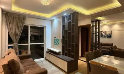 Apartamento Mobiliado com 3 dormitórios para alugar, 77m² por R$ 3.400/mês - Zona 01 - Maringá/PR