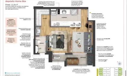Apartamento com 1 quarto à venda na Avenida Aquidaban, 280, Vila Lídia, Campinas, 46 m2 por R$ 485.000