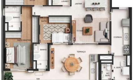 Apartamento com 3 quartos à venda na Rua Coronel Francisco Andrade Coutinho, 112, Cambuí, Campinas, 126 m2 por R$ 1.200.000