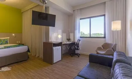 Flat com 1 quarto à venda na Avenida Invernada, 3237, Parque Nova Suíça, Valinhos, 24 m2 por R$ 320.000