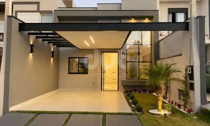Casa em condomínio fechado com 3 quartos à venda na Avenida Gentil Martins, 704, Jardins do Império, Indaiatuba, 125 m2 por R$ 1.275.000