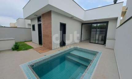 Casa em condomínio fechado com 3 quartos à venda na Avenida Doutor João Caio Silva, 920, Reserva Real, Paulínia, 180 m2 por R$ 1.400.000