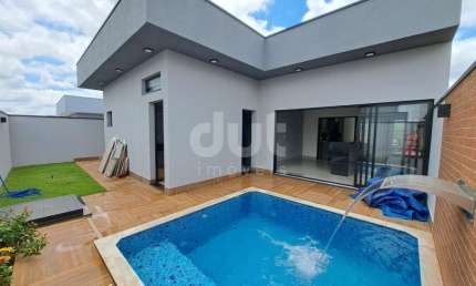 Casa em condomínio fechado com 3 quartos à venda na Estrada Municipal PLN-360, 548, Parque Brasil 500, Paulínia, 183 m2 por R$ 1.495.000