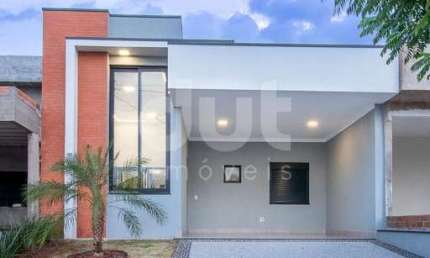 Casa em condomínio fechado com 3 quartos à venda na Avenida Luís Greco, 500, Vila Monte Alegre, Paulínia, 139 m2 por R$ 990.000