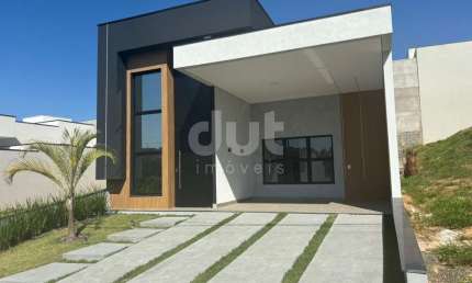 Casa em condomínio fechado com 3 quartos à venda na Avenida Mario Gil, 650, Loteamento Park Gran Reserve, Indaiatuba, 142 m2 por R$ 1.250.000