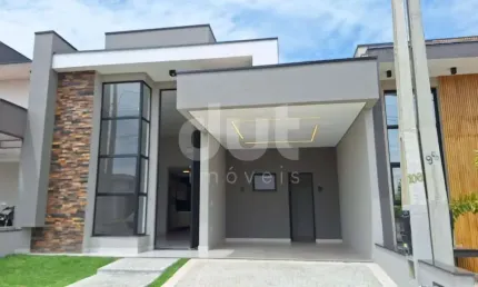 Casa em condomínio fechado com 3 quartos à venda na avenida luís greco, 500, vila monte alegre, paulínia, 140 m2 por r$ 995.000