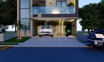 Casa em condomínio fechado com 3 quartos à venda na Avenida Presidente Juscelino Kubitschek de Oliveira, 1, Jardim Flamboyant, Paulínia, 193 m2 por R$ 1.450.000