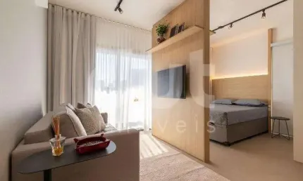 Apartamento com 1 quarto para alugar na Rua Maria Monteiro, 536, Cambuí, Campinas, 39 m2 por R$ 4.000