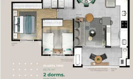 Apartamento com 2 quartos à venda na Avenida Wellman Galvão de França Rangel, 4100, Swiss Park, Campinas, 76 m2 por R$ 754.000