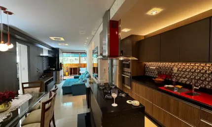 Apartamento finamente mobiliado e com automação, no coração de Balneário Camboriú.