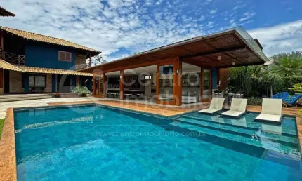 Casa à venda com piscina e 5 quartos em peruíbe, no bairro bougainvillee ii