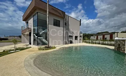 Casa à venda com piscina e 4 quartos em peruíbe, no bairro residencial bosque três marias