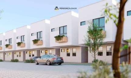Casa duplex com 3 dormitórios à venda, 91 m² - Neópolis - Natal/RN