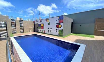 Pronto para Morar! 2 Quartos com Suíte e Piscina em Capim Macio