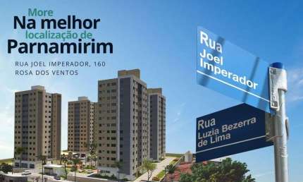 Apartamento à venda, 64 m² por R$ 289.052,78 - Rosa dos Ventos - Parnamirim/RN