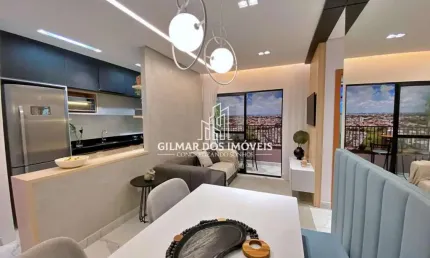 Apartamento com 2 quartos à venda no Granja Marileusa, Uberlândia 