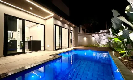 Belíssima casa térrea com 03 suítes à venda na vila do golf, ribeirão preto - sp