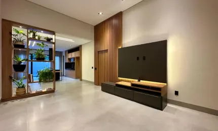 Casa térrea impecável, com 03 suítes, à venda no recreio das acácias