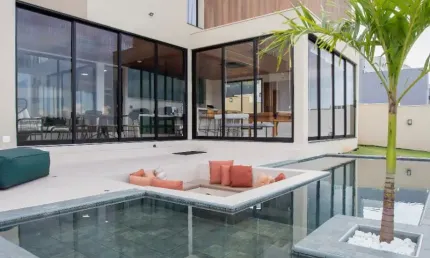 Casa de altíssimo padrão vendida de porteira fechada em alphaville ribeirão preto