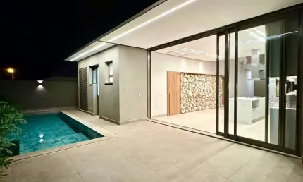 Casa impecável, semimobiliada, sobrado com 270 m² à venda em condominio na vila do golf, ribeirão preto / sp