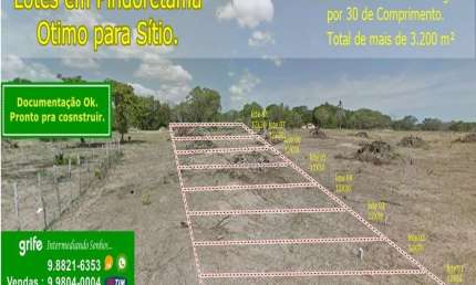 Terreno à venda na Francisco José Dantas, Caponga Funda, Pindoretama por R$ 90.000