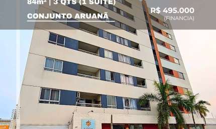 Apartamento com 3 quartos à venda na Rua João Pimentel, 120, Ponta Negra, Manaus