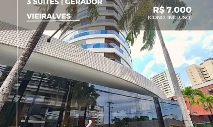 Apartamento com 3 quartos para alugar na Rua Maceió, 884, Adrianópolis, Manaus