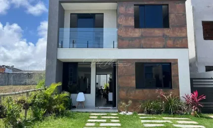 Casa em Condomínio para Venda em Camaçari, Vila de Abrantes (Abrantes), 4 dormitórios, 3 suítes, 5 banheiros, 2 vagas
