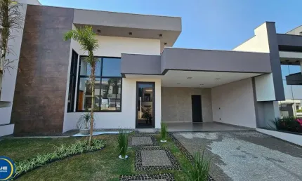 Casa de luxo em condomínio à venda em Indaiatuba-SP  3 suítes, 4 vagas, 190,00M2  Jardim Residencial Dona Maria José