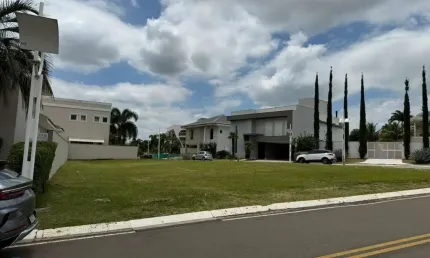 Terreno em condomínio de alto padrão em indaiatuba-sp  507m²  bairro jardim maison du parc  próximo ao parque ecológico