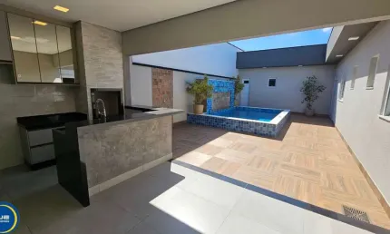 Casa de luxo em condomínio na cidade de Indaiatuba-SP, Residencial Evidências: 3 quartos, 3 suítes, 2 salas, 5 banheiros, 4 vagas, 195m².