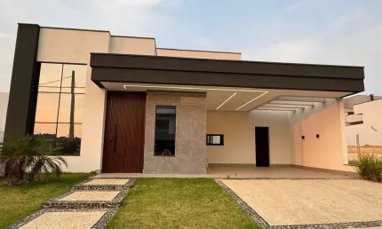 Linda casa térrea a venda no residencial milano em indaiatuba
