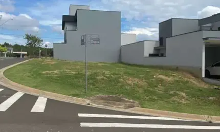 Lote residencial de esquina no condomínio viena em indaiatuba.