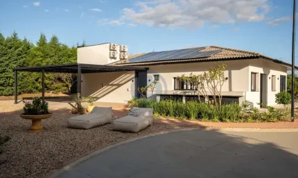 Casa - chacara de alto padrão com 4 suítes, piscina, fire pit e área gourmet em indaiatuba/sp