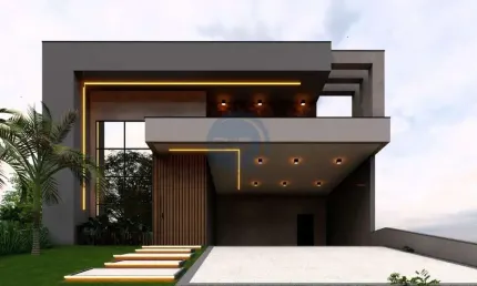 Casa de luxo em condomínio no jardim piemonte, indaiatuba-sp: 3 quartos, 3 suítes, 2 salas, 5 banheiros e 4 vagas, 230m²!