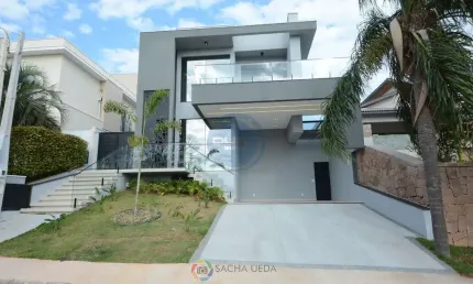 Casa de luxo em condomínio no jardim reserva bom viver - indaiatuba-sp: 3 quartos, 3 suítes, 3 salas, 5 banheiros, 4 vagas, 271m².