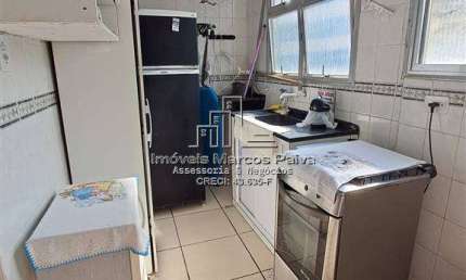 Apartamento de frente a praia 1 Dormitório no centro de mongaguá