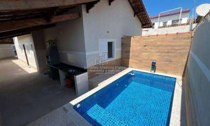 Casa nova a apenas 200 metros da praia – Agenor de Campos, Mongaguá.