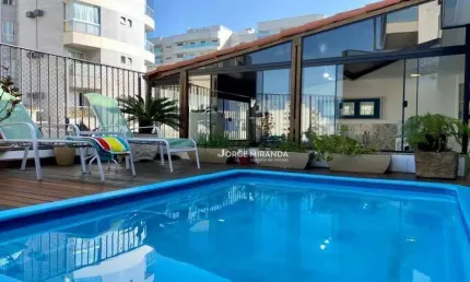 Cobertura com 5 dormitórios à venda por R$ 1.800.000,00 - Praia do Morro - Guarapari/ES